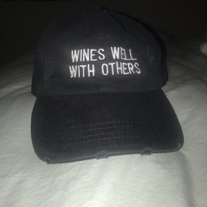 Wines well with others hat
